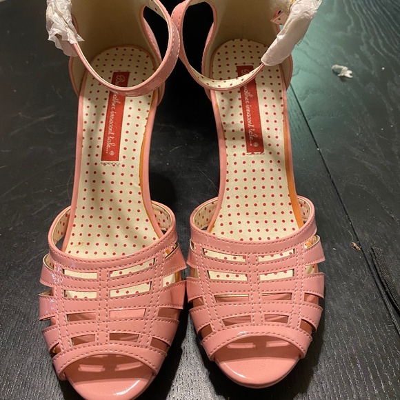 BAIT Pink patent heels -7.5 - Picture 1 of 5